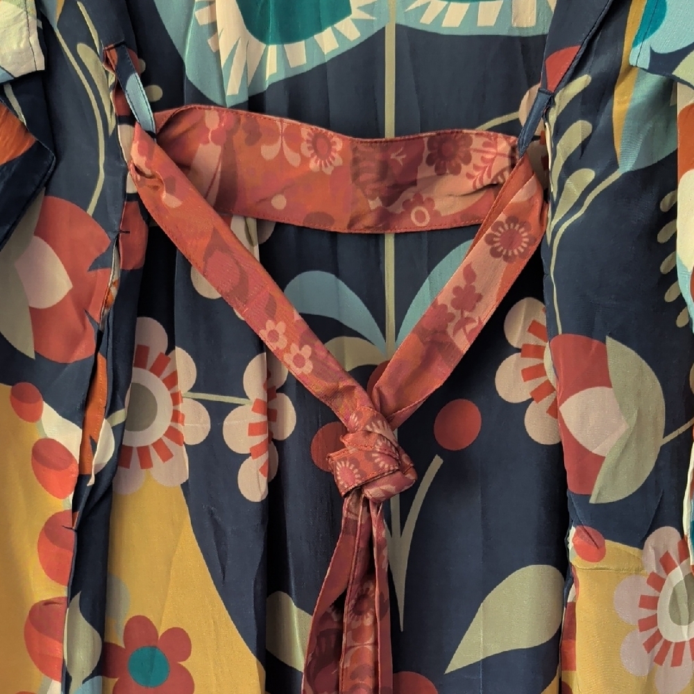 Floral Kimono Robe - Multicolor - Picture 6 of 7